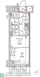 クレイシアIDZ川崎ザ・テラス 2Kの間取図画像