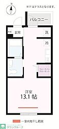 QUIET CRAB HOUSE 小島新田(仮) ワンルームの間取図画像