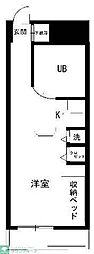 ラ・パルフェ・ド・ジュウィール ワンルームの間取図画像