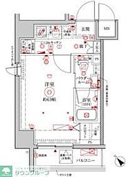 CRACIAYOKOHAMA-NORTH 1Kの間取図画像