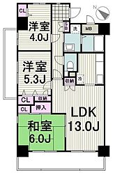 ラ・フォレスタ 3LDKの間取図画像