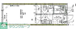 ブロンテ宮崎台 1Kの間取図画像