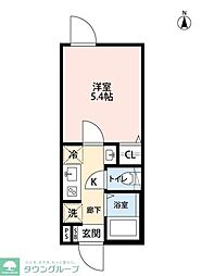SENYO SQUARE 武蔵小杉 1Kの間取図画像