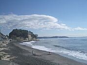 稲村ヶ崎海水浴場 1487m