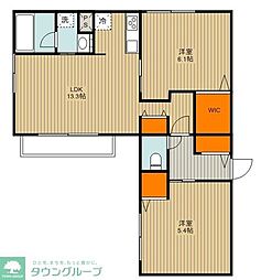 (仮称)国分南1丁目メゾン 2LDKの間取図画像