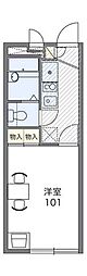 レオパレスチェリーメゾン湘南2 1Kの間取図画像