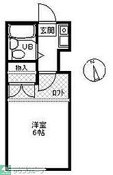 レオパレス司ハウス辻堂 1Kの間取図画像