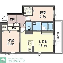 物件の間取り