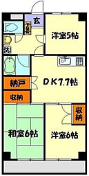 シオミプラザセカンド 3SDKの間取図画像