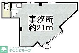 ローズアベニュー ワンルームの間取図画像