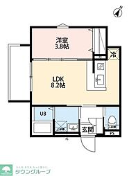 ルノン東所沢 1LDKの間取図画像