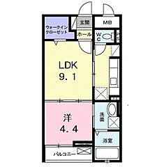 物件の間取り