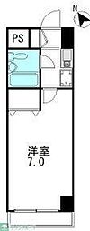 ミパラシオ 1Kの間取図画像
