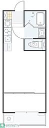 flap所沢 1LDKの間取図画像