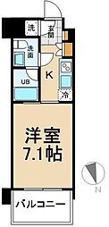 コンフォリア南砂町 1Kの間取図画像