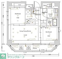 物件の間取り