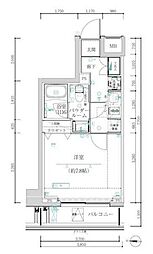 ARTESSIMOCALDO 1Kの間取図画像