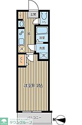 OrchidResidence両国2 1Kの間取図画像