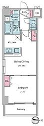 LIGHTTERRACE押上 1LDKの間取図画像