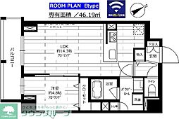 ステージファースト吾妻橋 1LDKの間取図画像