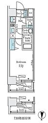ディームス東陽町2 1Kの間取図画像