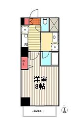 BoaVista門前仲町 1Kの間取図画像