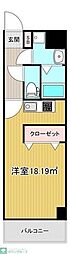 メイフェアー両国 ワンルームの間取図画像