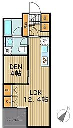 ParkCube銀座EAST 1LDKの間取図画像