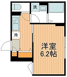 エルファーロ木場公園 1Kの間取図画像