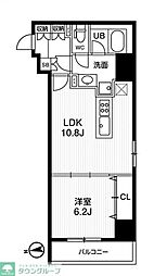 AR向島 1LDKの間取図画像
