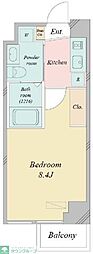 PRIMEURBANRYOGOKU 1Kの間取図画像