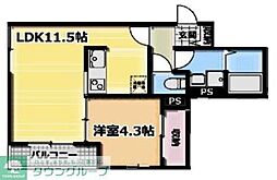 間取図画像 1LDK