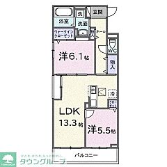物件の間取り