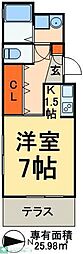 アルテ・カーロ 1Kの間取図画像