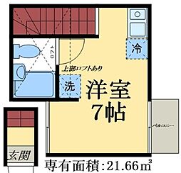ChaiMaxx北千住 ワンルームの間取図画像