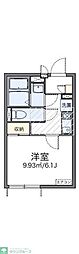 LEONEXTアドラブール千寿 1Kの間取図画像