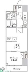 ルミーク錦糸町 1LDKの間取図画像