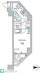 OPENBLOOM入谷 1Kの間取図画像