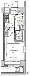 RELUXIATOKYONORTH 1Kの間取図画像