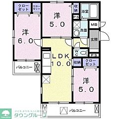 物件の間取り