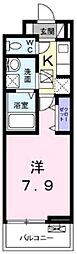 BelleFleur 1Kの間取図画像