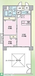 東京スカイツリー・業平1丁目計画 2LDKの間取図画像