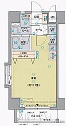 WELT南千住 ワンルームの間取図画像