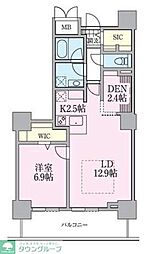 ロイヤルパークスタワー南千住 1SLDKの間取図画像