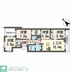 物件の間取り