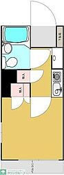藤和シティコープ祖師谷 1Kの間取図画像