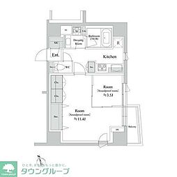 TRACK向ヶ丘遊園 1LDKの間取図画像