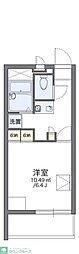 レオパレスJOY 1Kの間取図画像