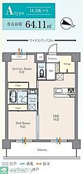 世田谷区給田3丁目マンション 1SLDKの間取図画像