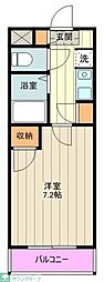 大南ビル 1Kの間取図画像